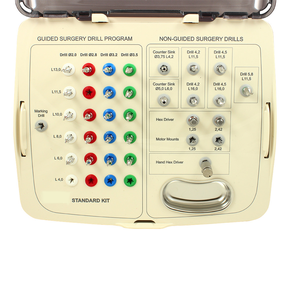 Dental Standard Guided Surgery Drills Surgical Kit