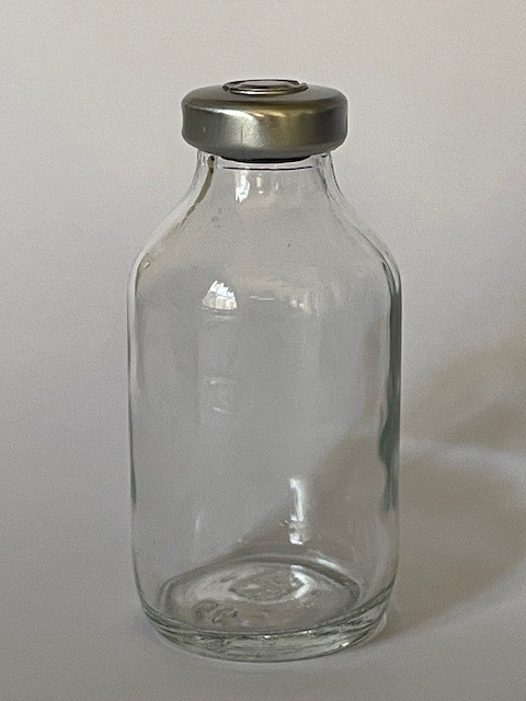 (25) 30mL Clear Glass Vial