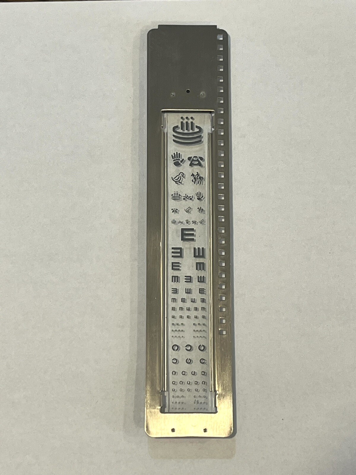 Eye Test Chart Project-O-Chart American Optical Slide For Adult