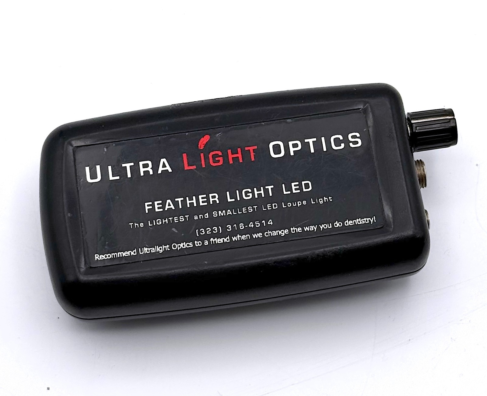 Ultra Light Optics Feather Light LED Loupe OEM Battery Pack Ultralight FL3900