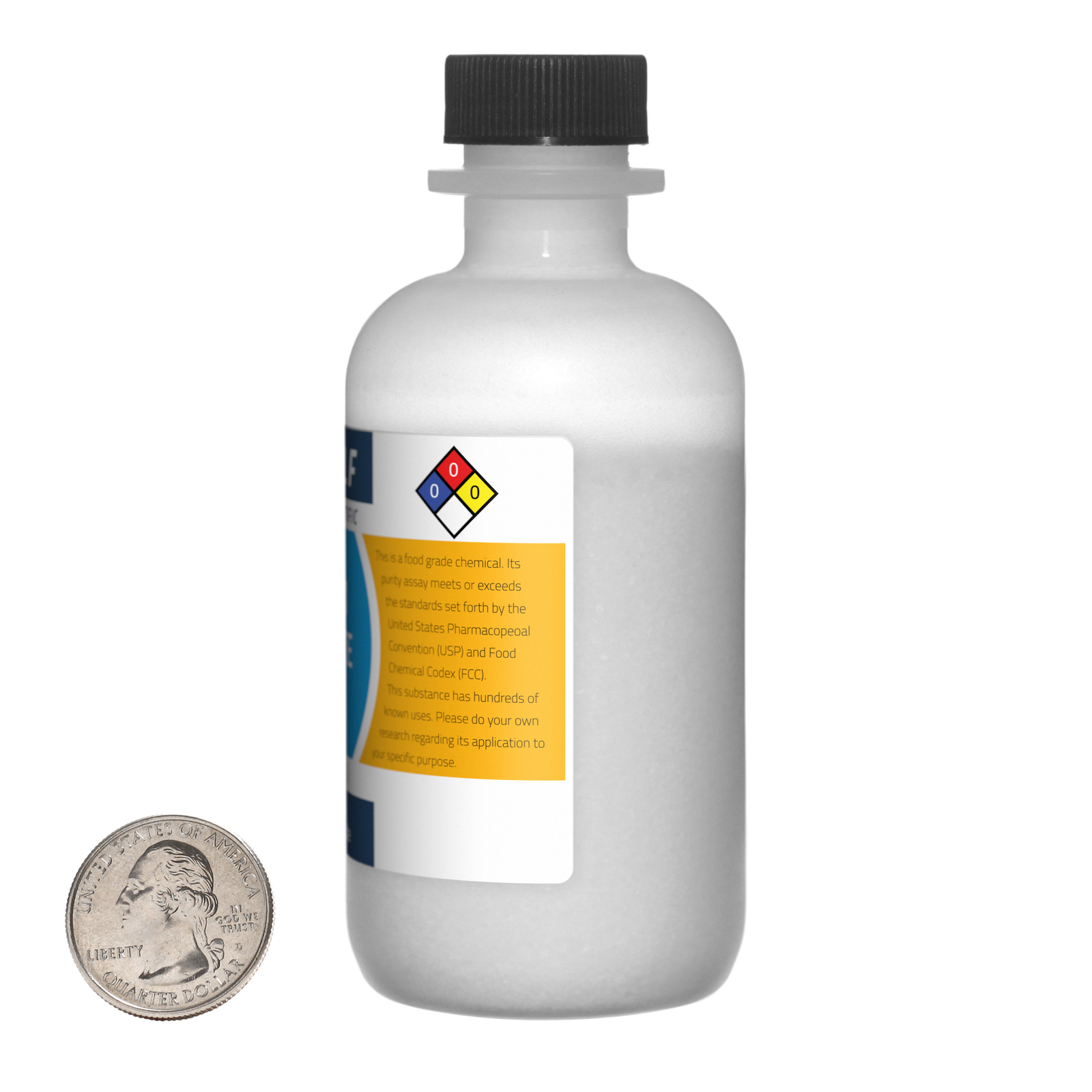 Potassium Bicarbonate / 1 Lb / 4 Bottles / 99% Pure USP Food Grade / Fine Powder