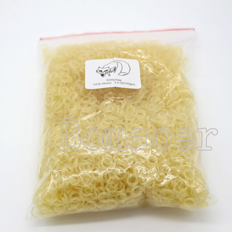 5×Dental Orthodontic Rubber Rings Elastic band Fox (Force 3.5,1/4» ) 5000/bag