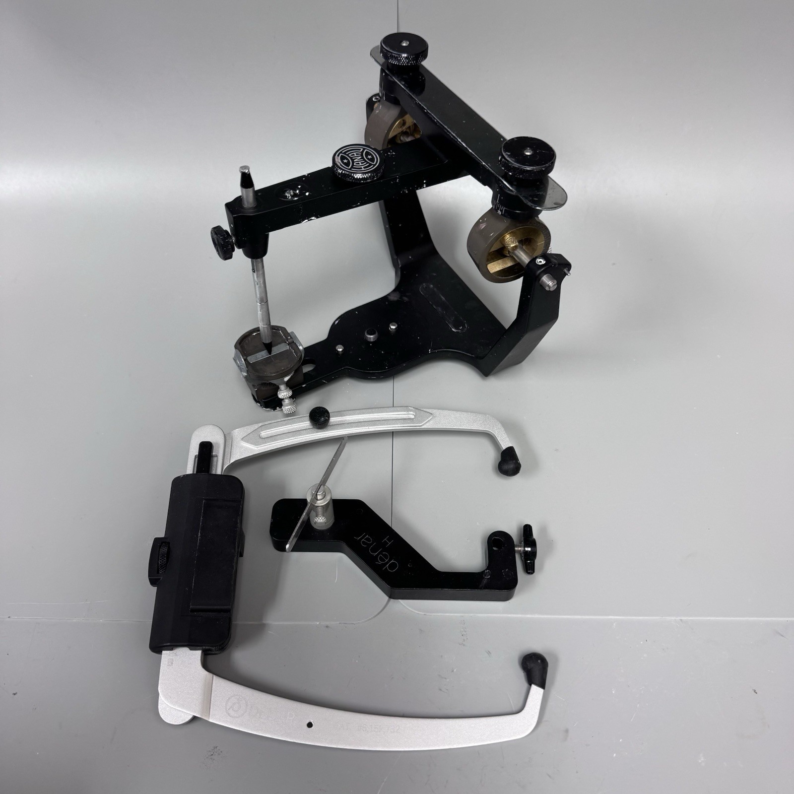 Hanau Wide-Vue II Arcon Semi Adjustable Articulator, Case, Transfer Jig, Facebow
