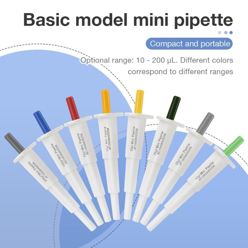 Mini Fixed Volumes Pipette Manual Single Channel Pipettor Laboratory Pipette