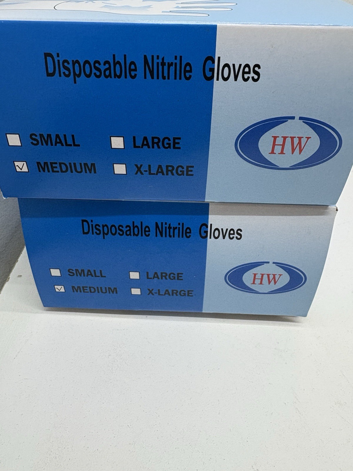 400 Pairs Nitrile Gloves Disposable Medium