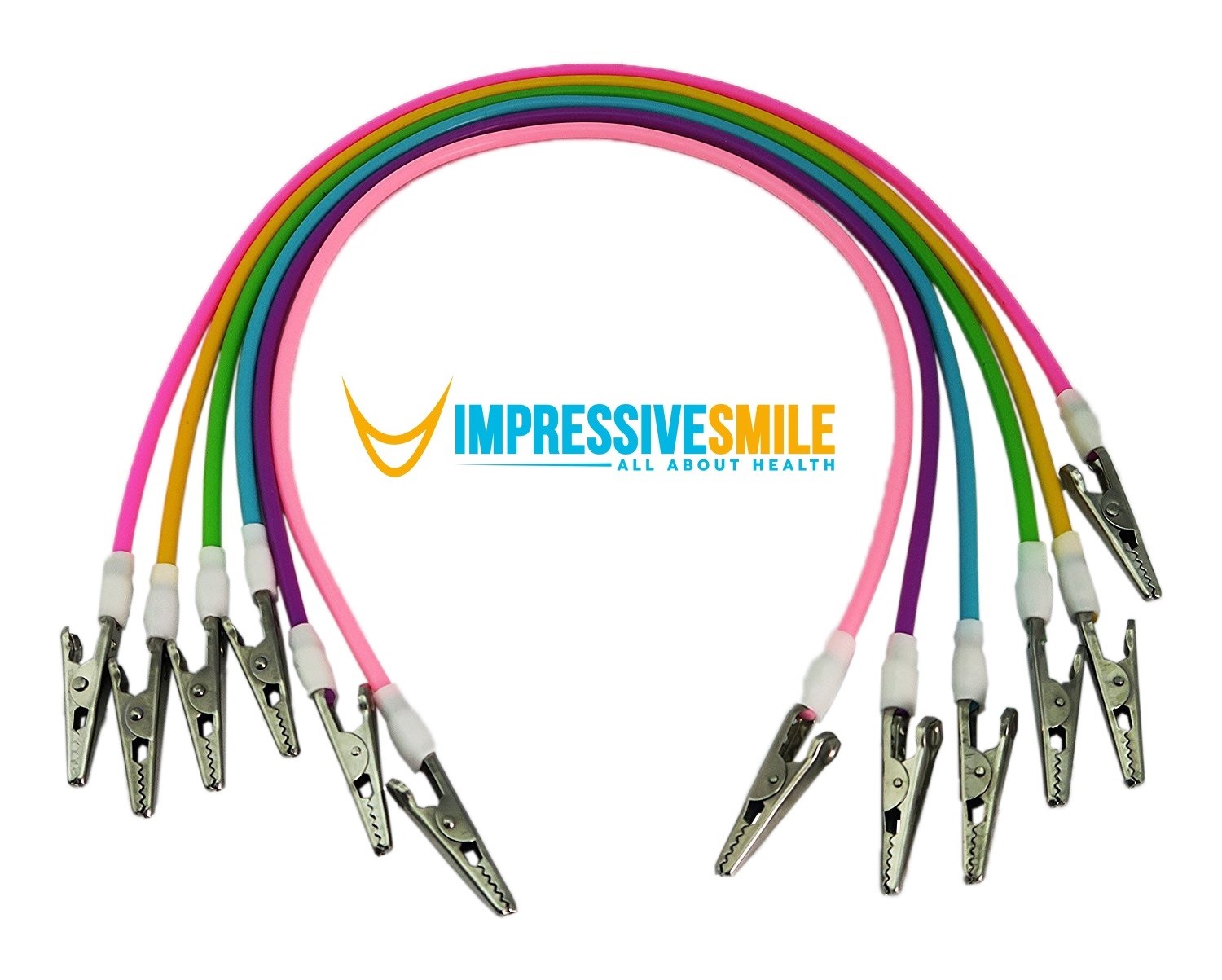 Impressive Smile Dental Colorful Sterilizable Silicone Bib Holder Clips – Colors
