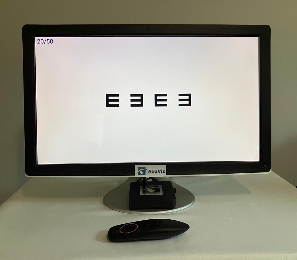 SNELLEN EYE CHART / DIGITAL VISUAL ACUITY SYSTEM made in the USA. No Monitor