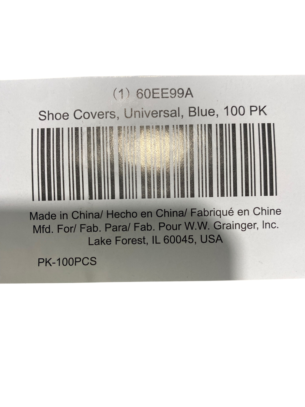 CONDOR, Shoe Covers, Polypropylene, Includes Slip Resistant Sole, 6 in Overall