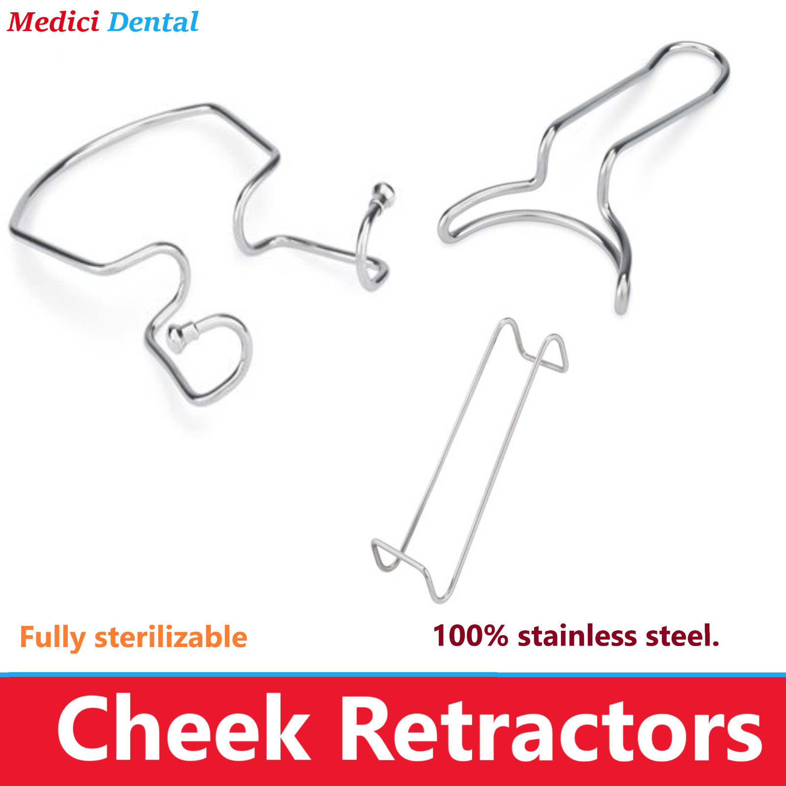 Dental Cheek Retractor Columbia, VESTIBULUM Adult /Child, ORINGER Mouth Gag USA