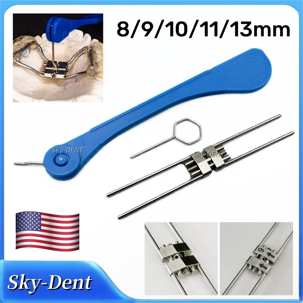 Dental Orthodontic Special Expansion Screw Hyrax Rapid Palatal Expander with Key
