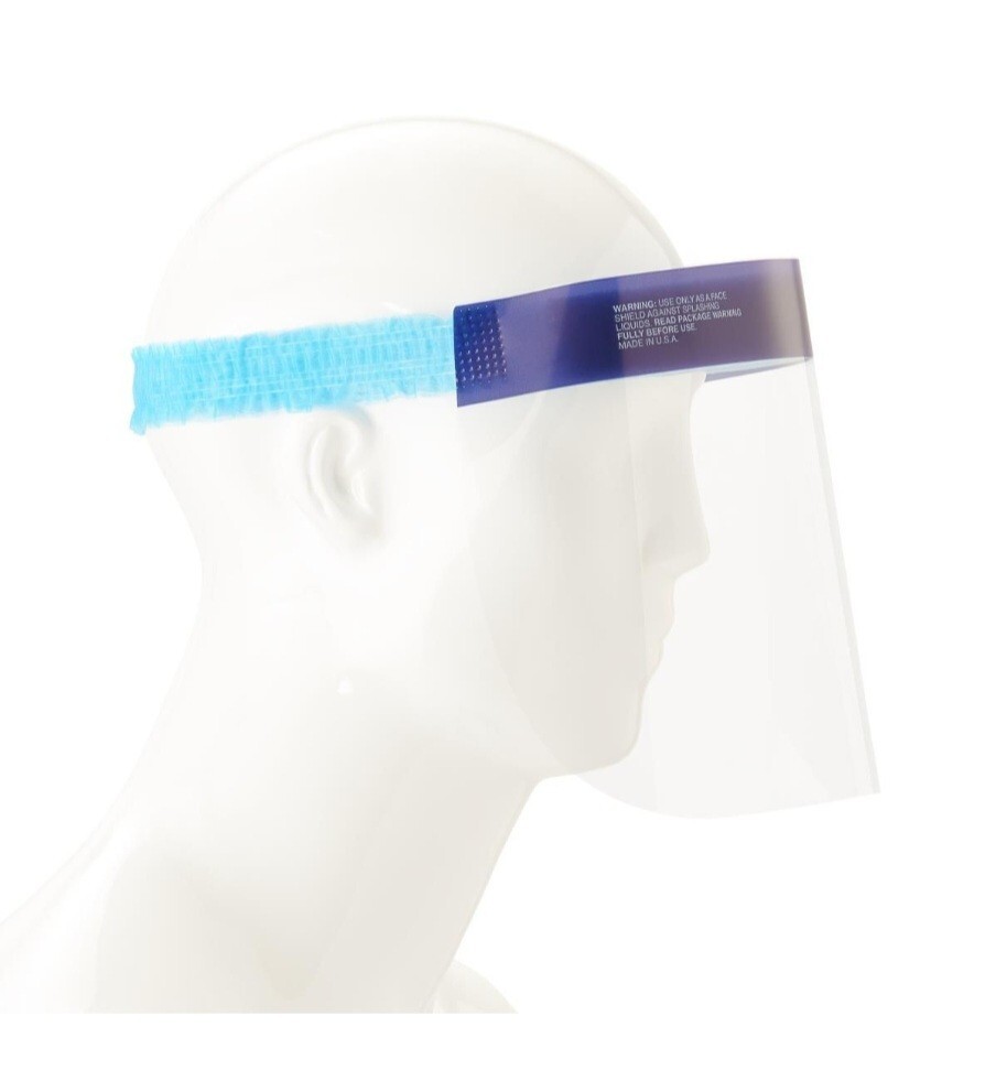 Medline Full-Length Face Shield-Anti Fog-Latex-free-MIINONFS300-24/Box