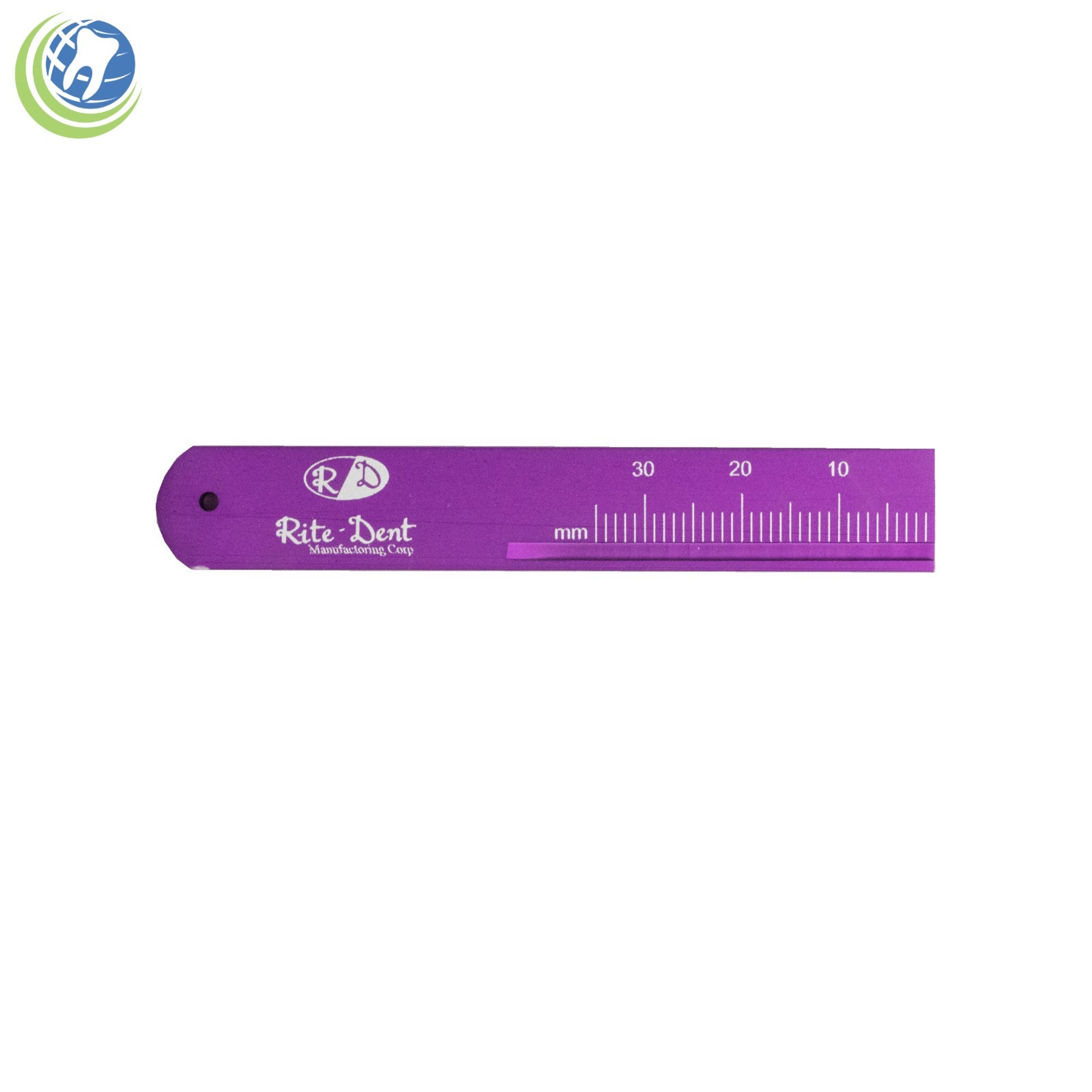 1X Endo Ruler Endodontic Stainless Steel Gauge Measuring Tool Assorted Colors
