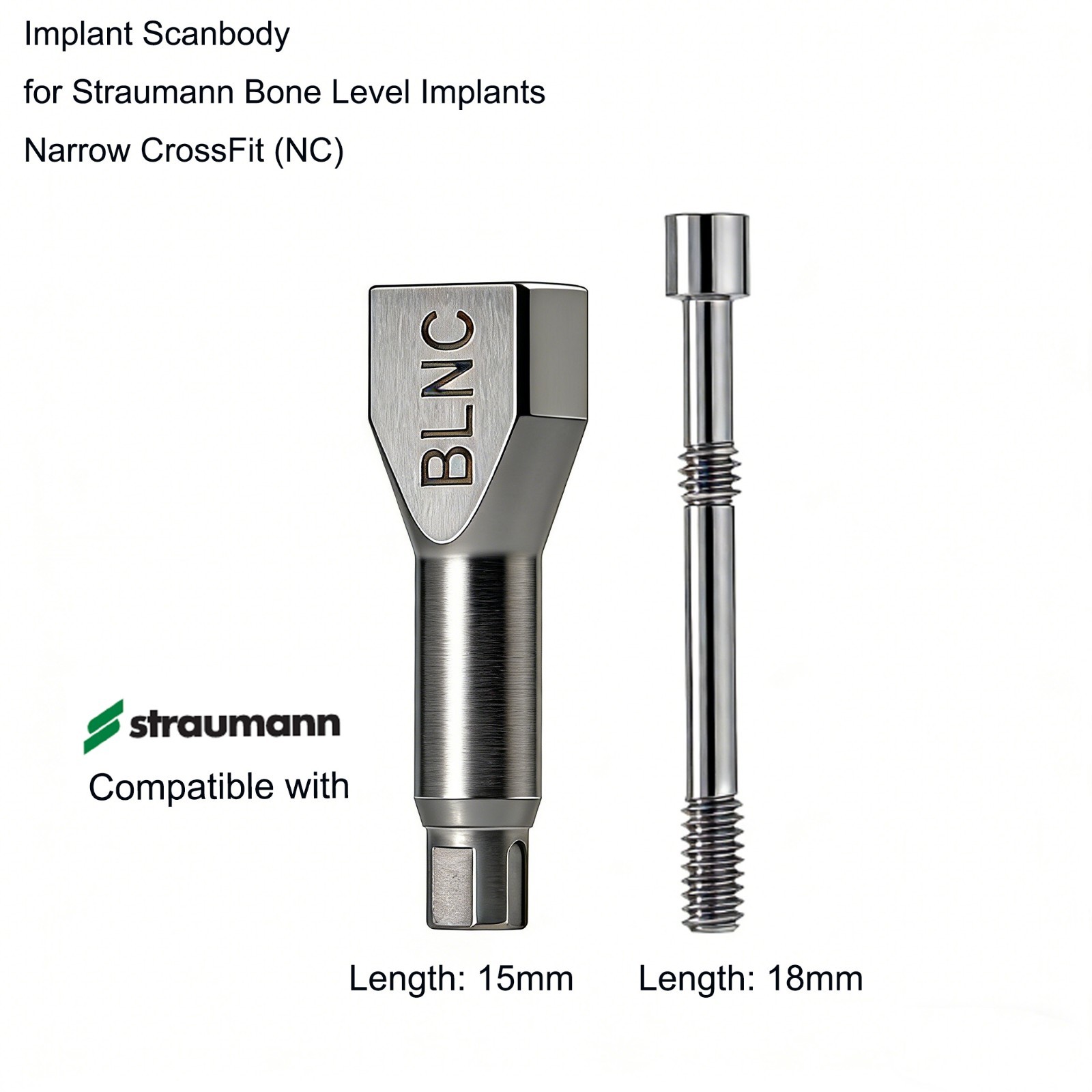 Dental Scanbody CAD/CAM Libraries NC/RC For ITI Straumann BL/BLT Implant System