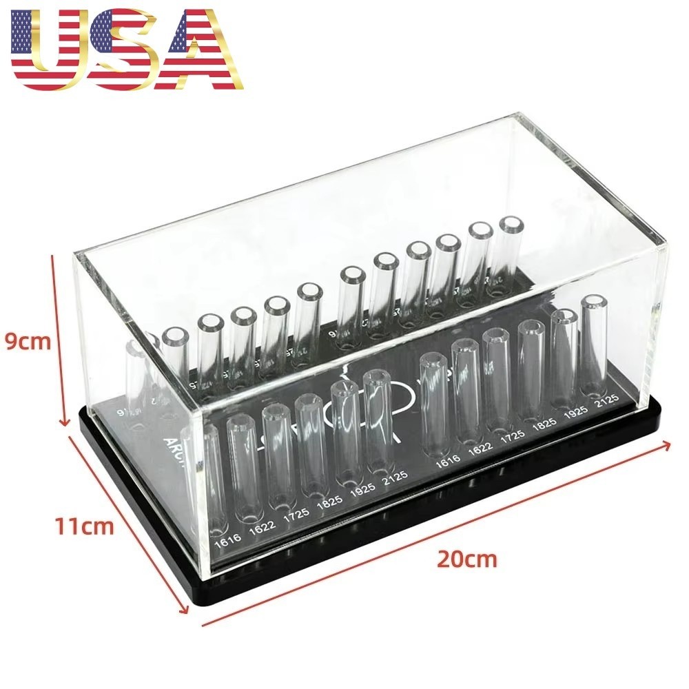 1pc Dental Orthodontic Arch Wire Rack Holder Acrylic Organizer Case Storage Box