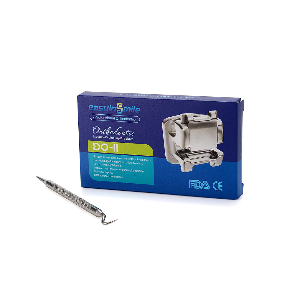 Dental Brackets Orthodontic Self Ligatings Roth Mbt 0.022 Slot 345 Hooks