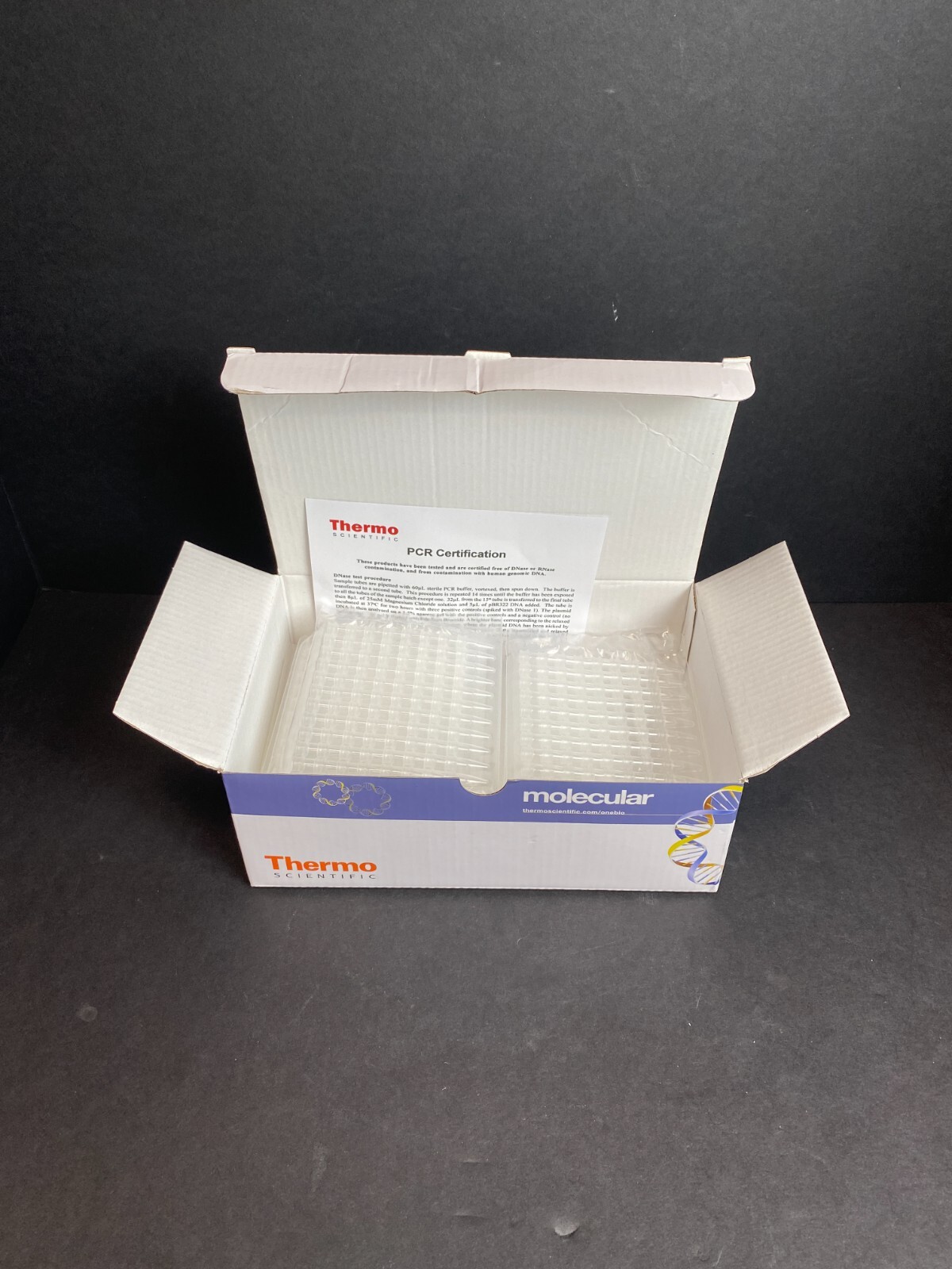Thermo Scientific 12 Tube Strip Thin Wall with Flat Cap 0.2 ml 90 Strips
