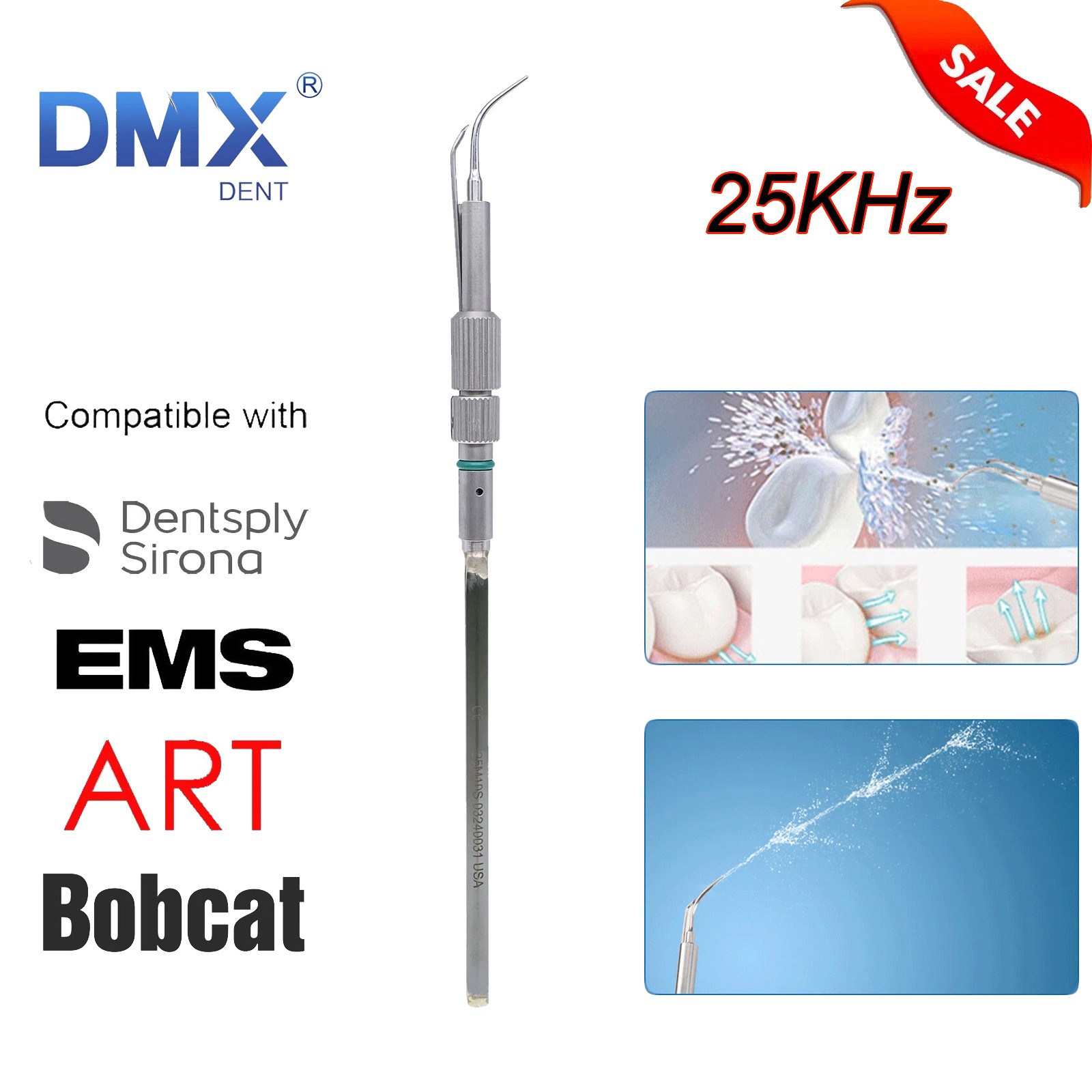 P-100 Cavitron Dental Ultrasonic 25k/30k Universal Tip Inserts Fit EMS/ART