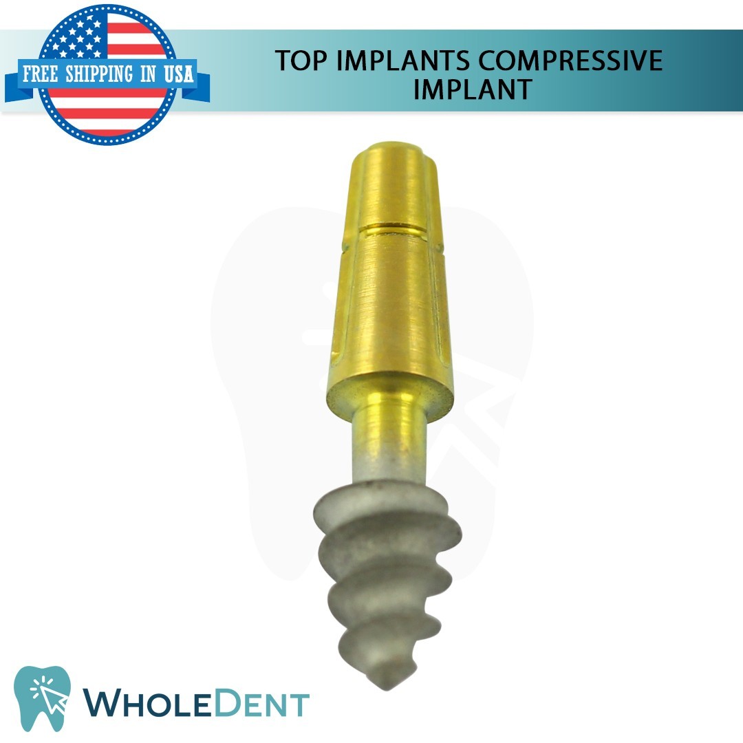 X5 Dental Compressive Monoblock Fixture Titanium Sterile SLA Surface Dentistry