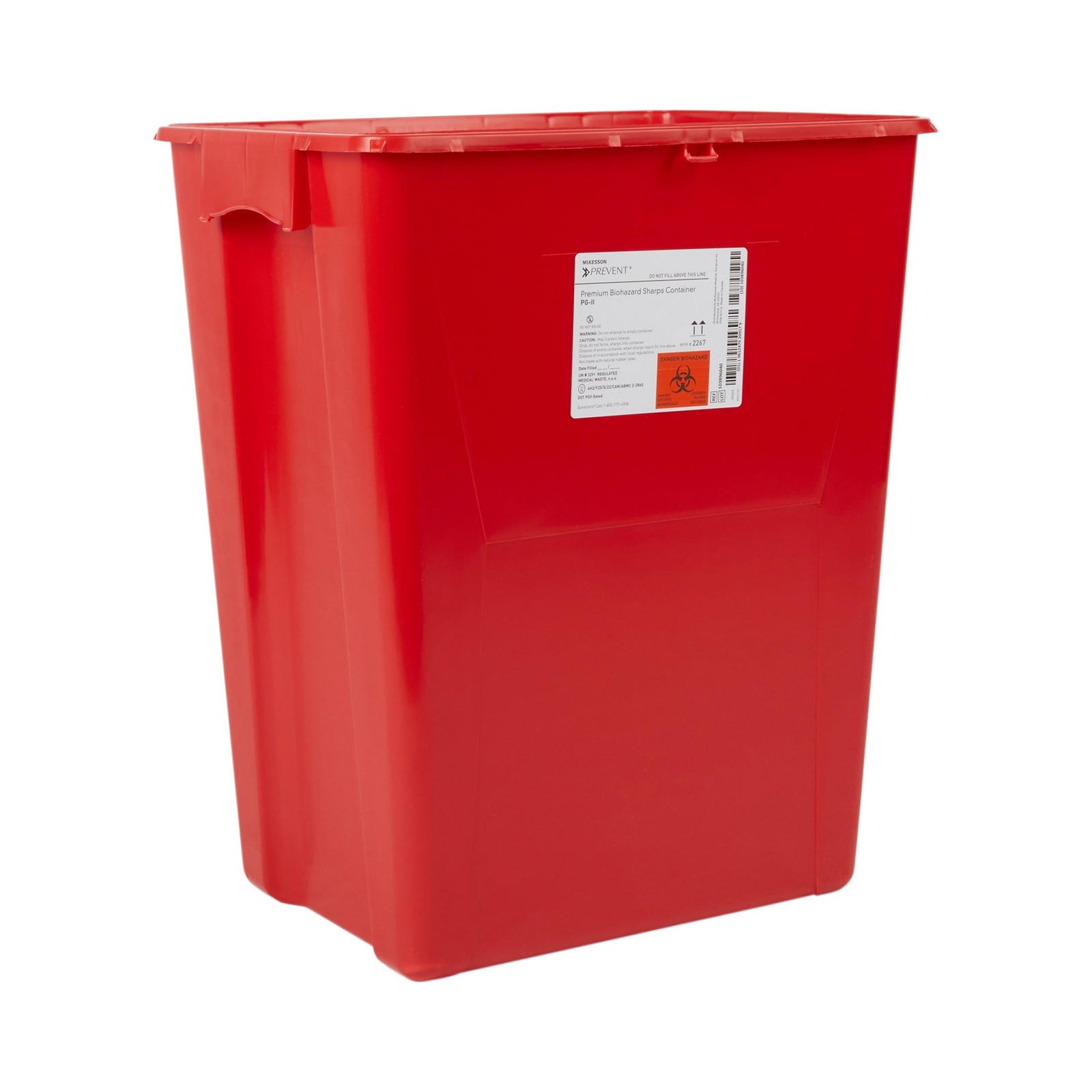 McKesson Prevent Sharps Container 18 gal. Vertical Entry