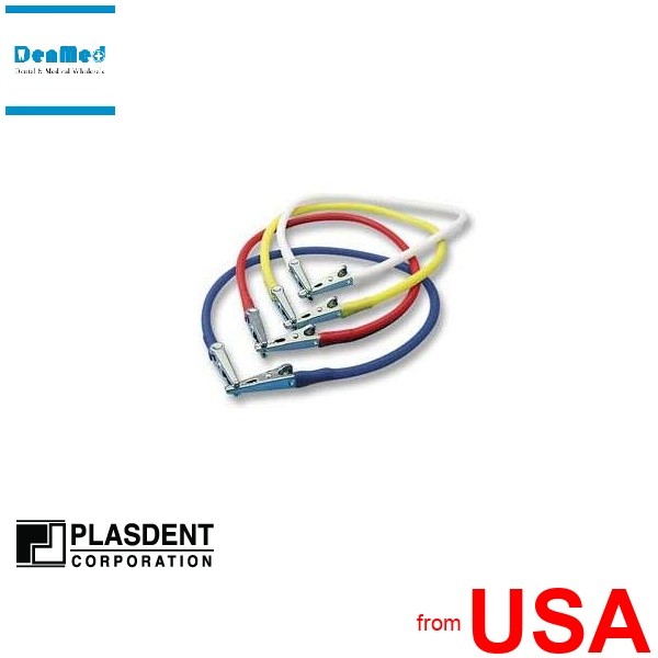 PLASDENT Napkin Holders-Royal BLUE Silicon Tubes with Metal Clips, 17.5 i 423500