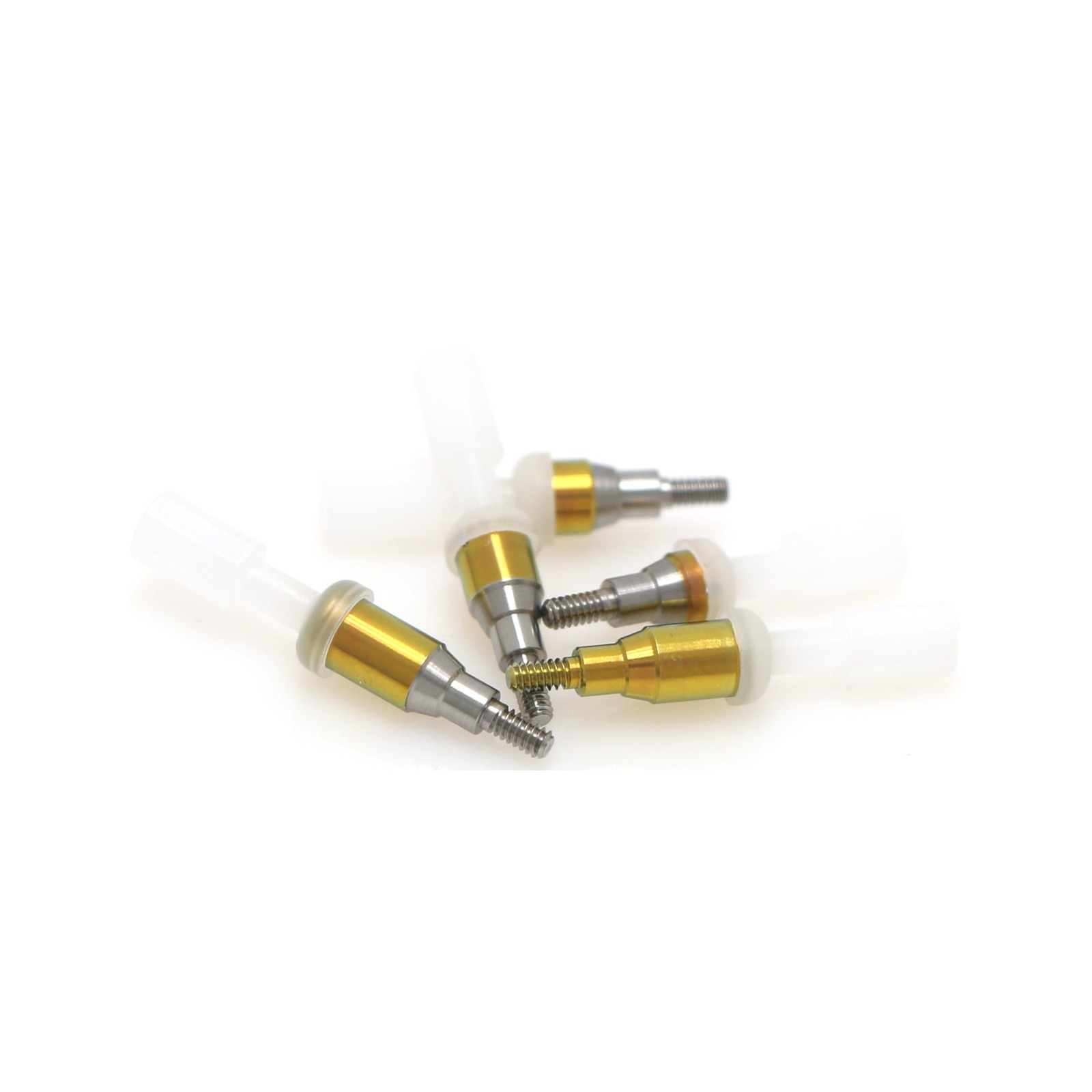 Dental Locator Abutment Compatible STRAUMANN Bone Level NC/RC & Male Caps Kit