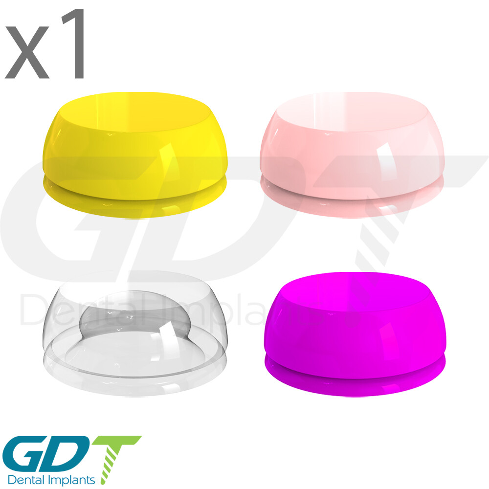 Silicone Cap Set For GdtLoc Attachment Housing Dental Overdenture System