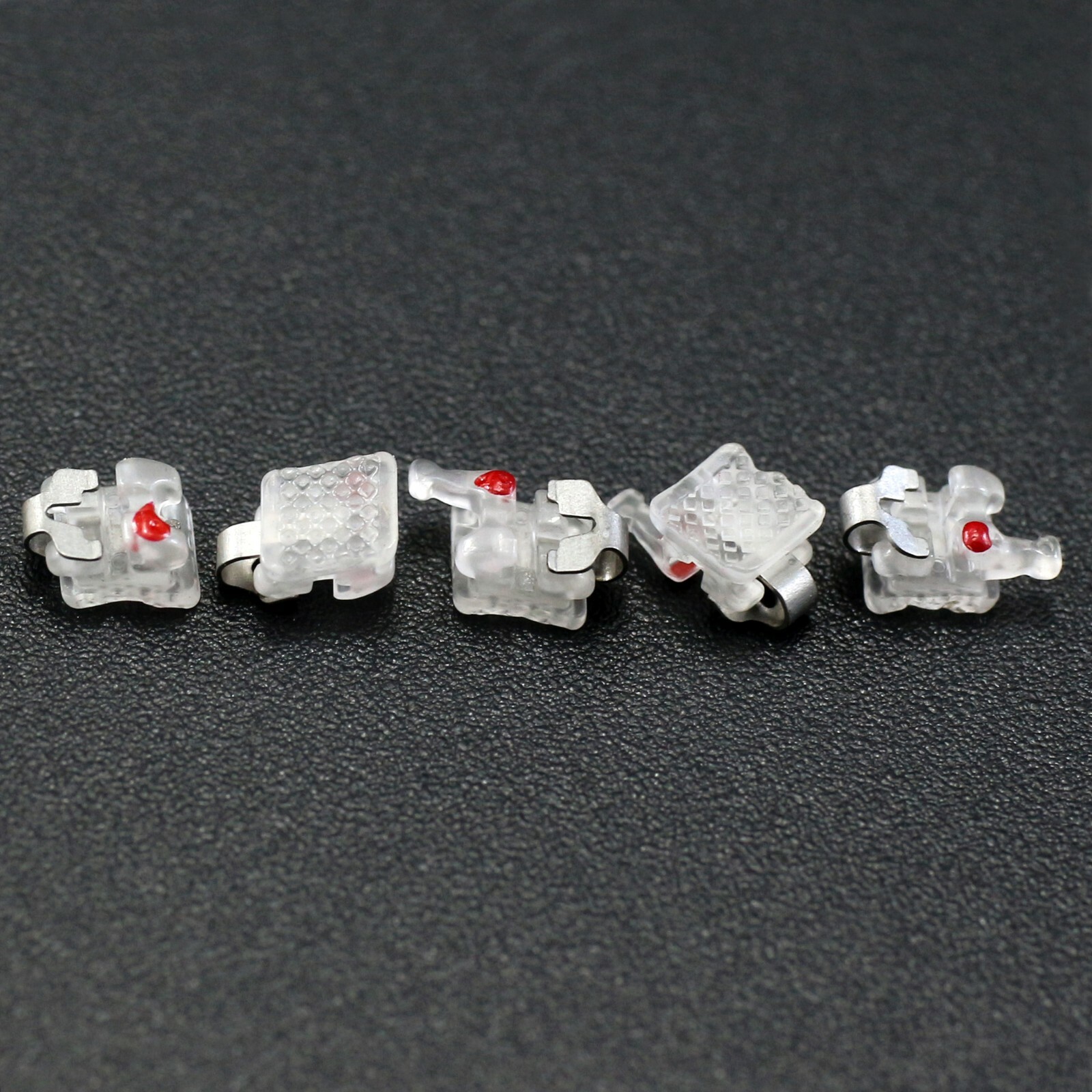 5 Kits Orthodontic Bracket Self Ligating Ceramic Interactive Clip Roth 022 5-5