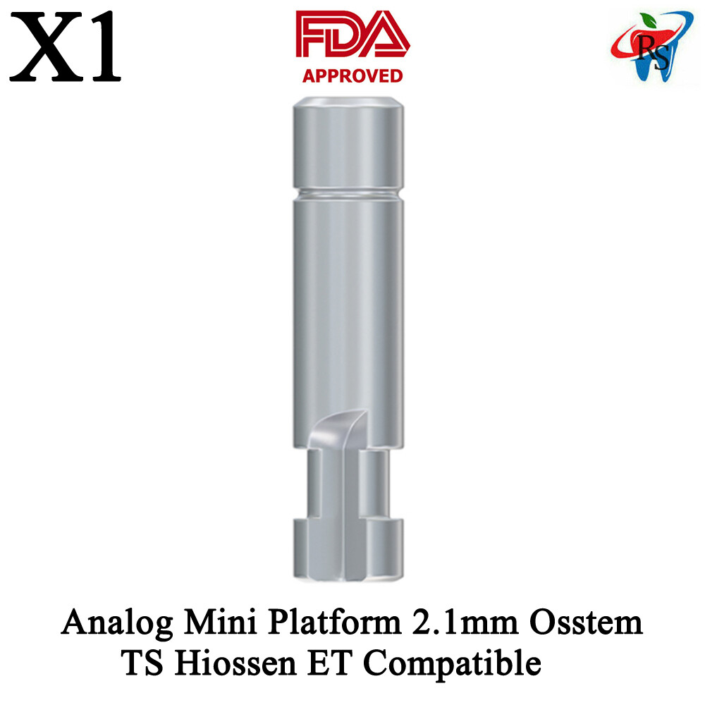 1pcs Dental Lab Prosthetic Analog Mini Platform 2.1mm Oss tem TS Compatible