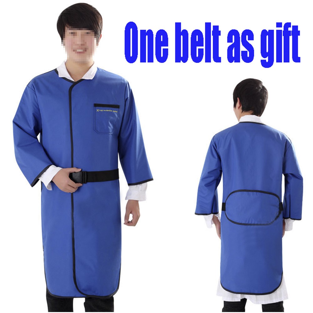 0.35mmPb X-Ray Lead Apron Gel Coat Long Sleeve Radiation Protective Medical M