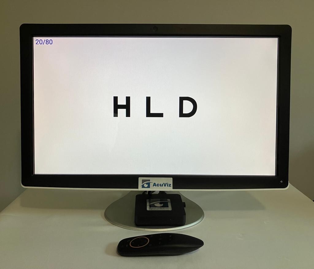 SNELLEN EYE CHART / DIGITAL VISUAL ACUITY SYSTEM made in the USA. No Monitor