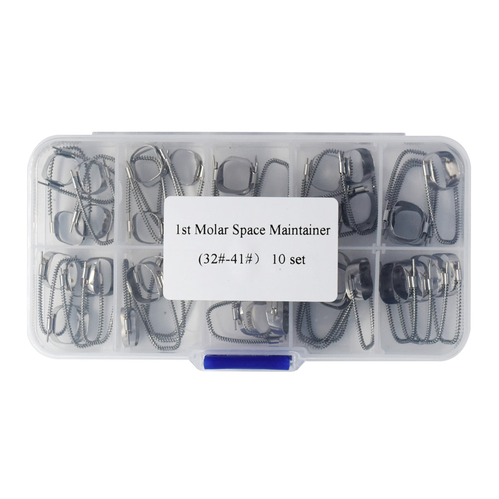 Dental Teeth Braces Brackets Preformed Space Maintainer Retainer 1ST Molar Bands