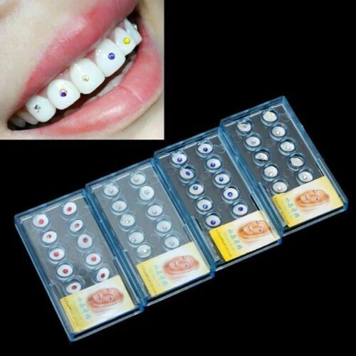 50Pcs Dental Oral Teeth Diamond Tooth Gems Crystal Ornaments Jewelry 2.0mm