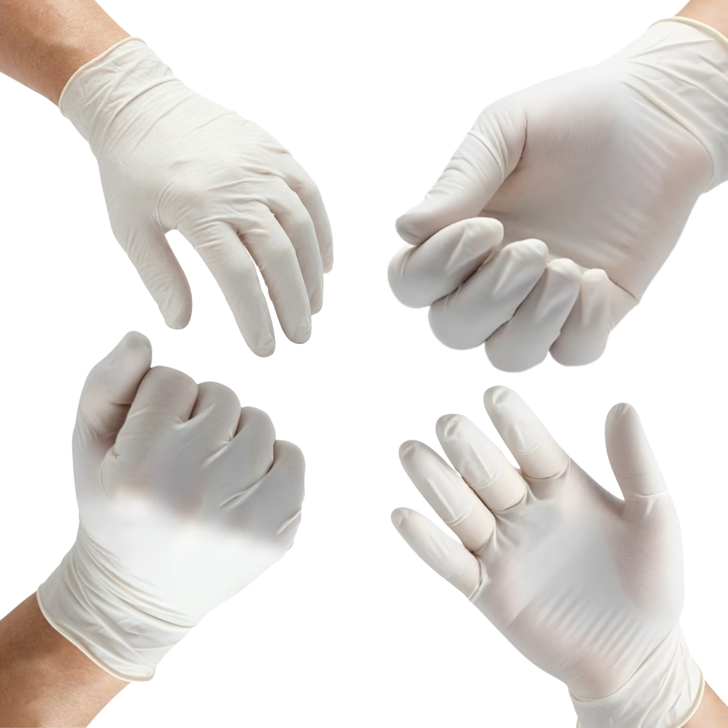 [1000 Pieces] Latex Gloves Powder-Free, 4.5 Mil, Non-Vinyl, Hand Glove – Small