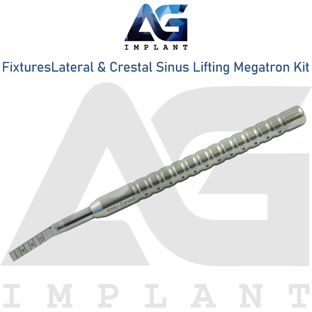 Fixtures Lateral & Crestal Sinus Lifting Megatron Kit Stainless Steel Tools