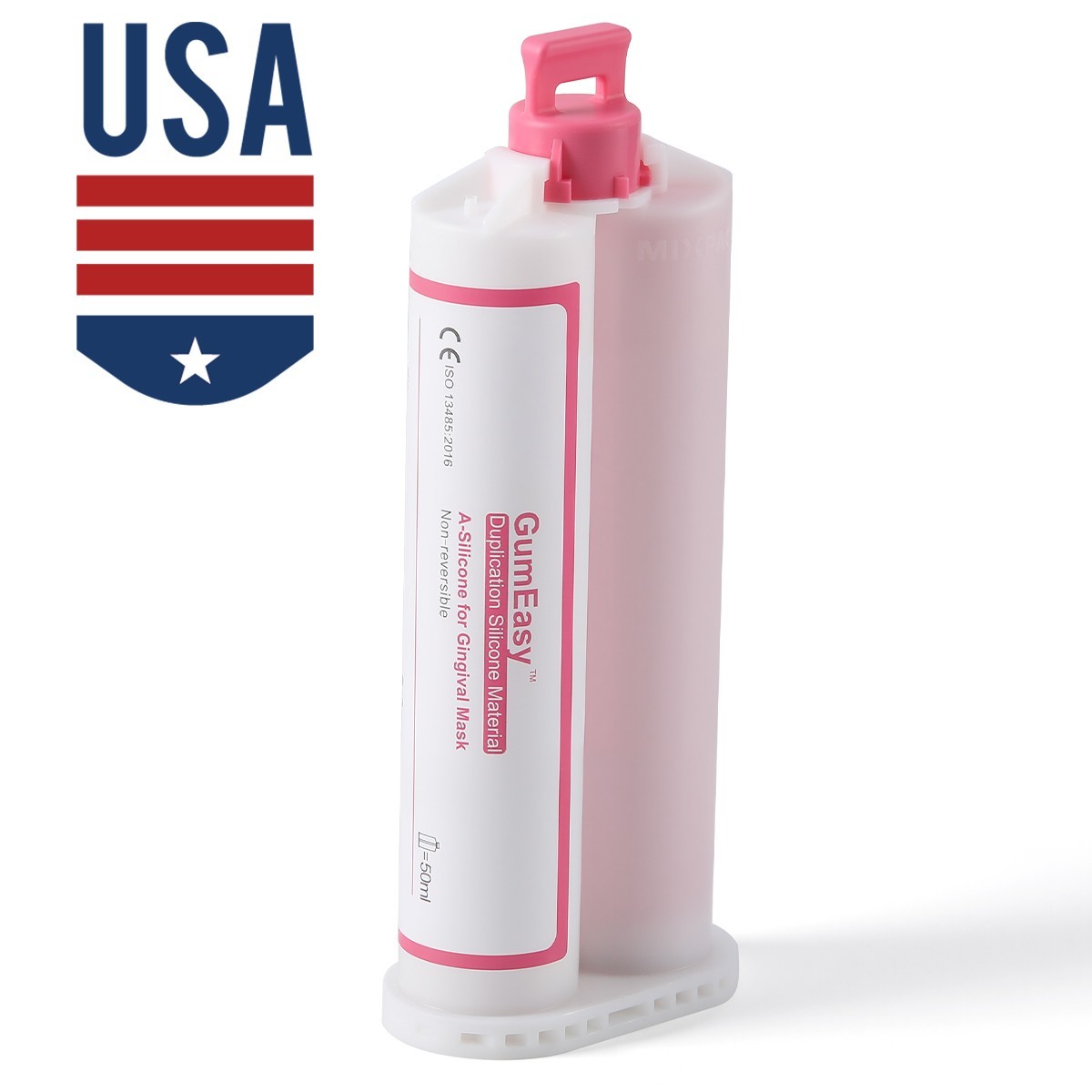 Dental Automix Flexible A-Silicone-Based for Gingival Mask Duplication Silicone