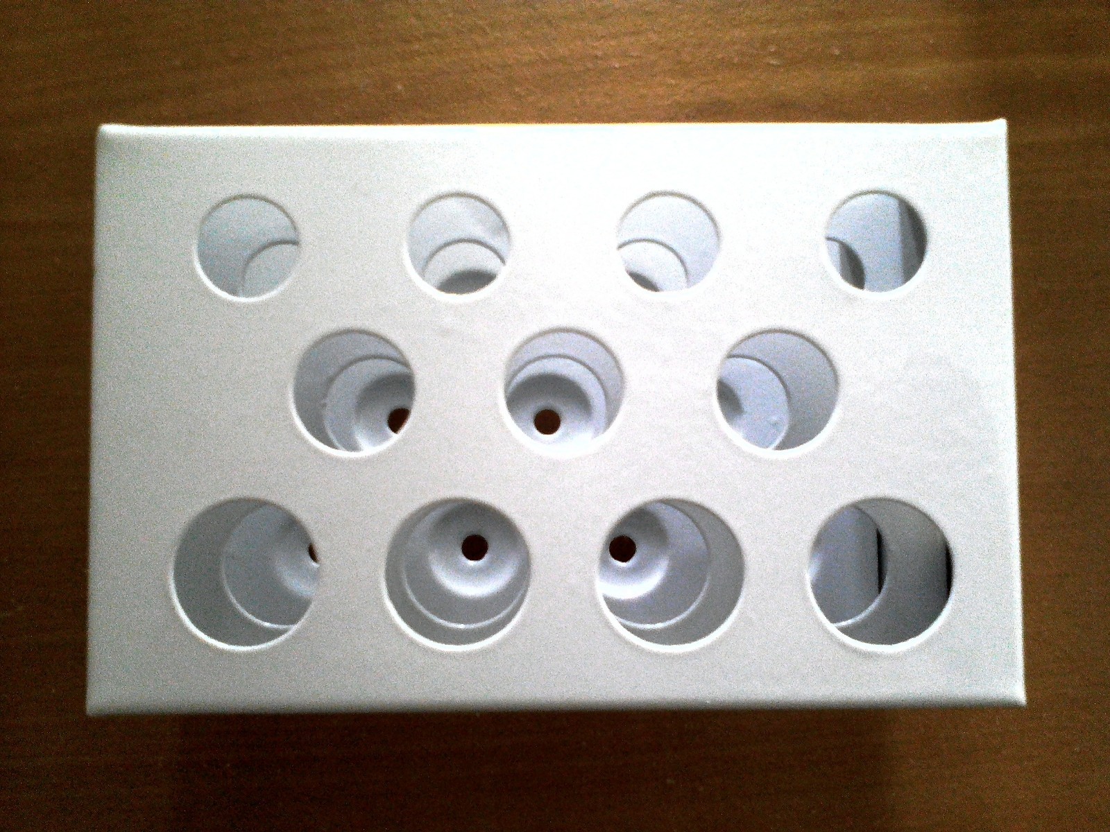lab iron powder coating test tube rack multiple tubes 11 holes new