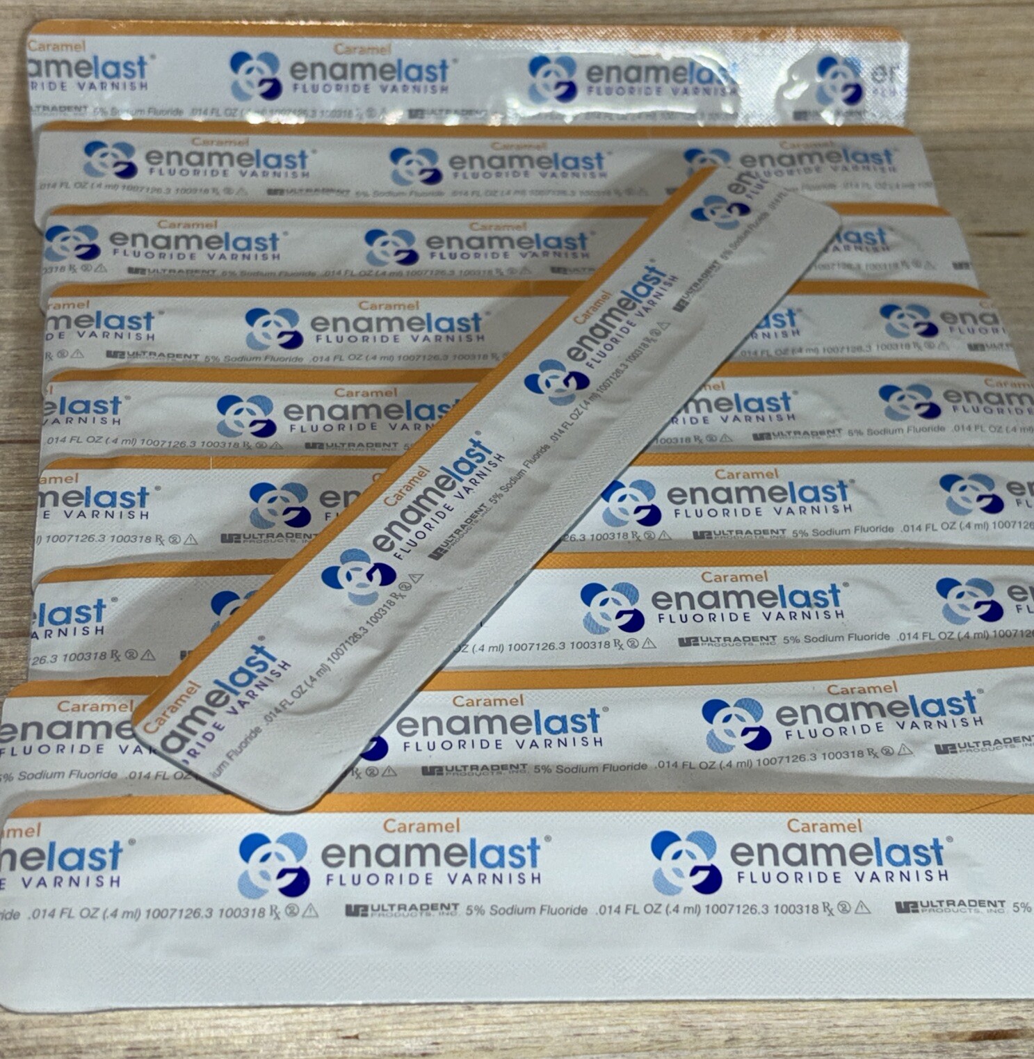 10x Lot – Enamelast Flouride Varnish Caramel