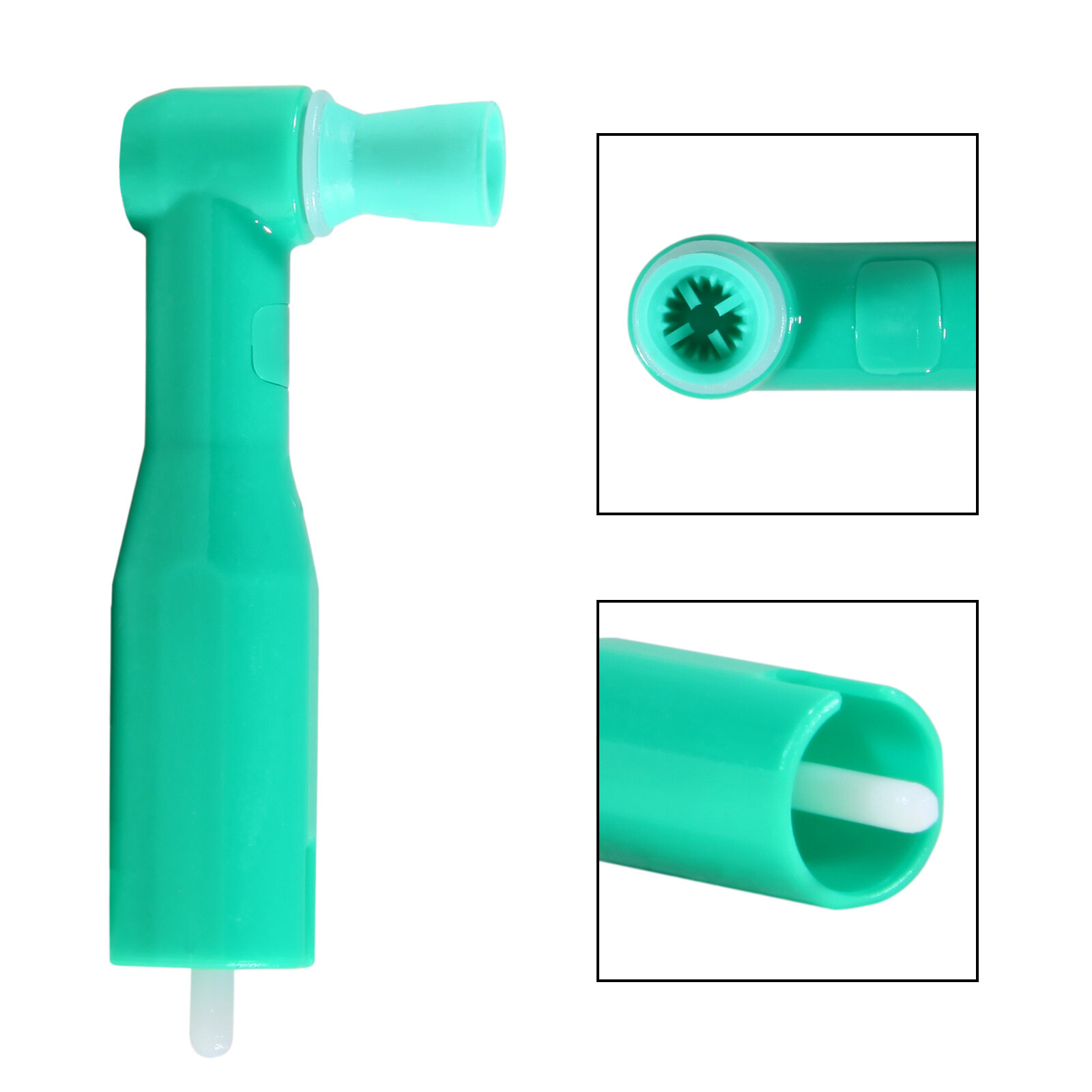 100 dental small Head disposable prophy angles soft cup green color DL