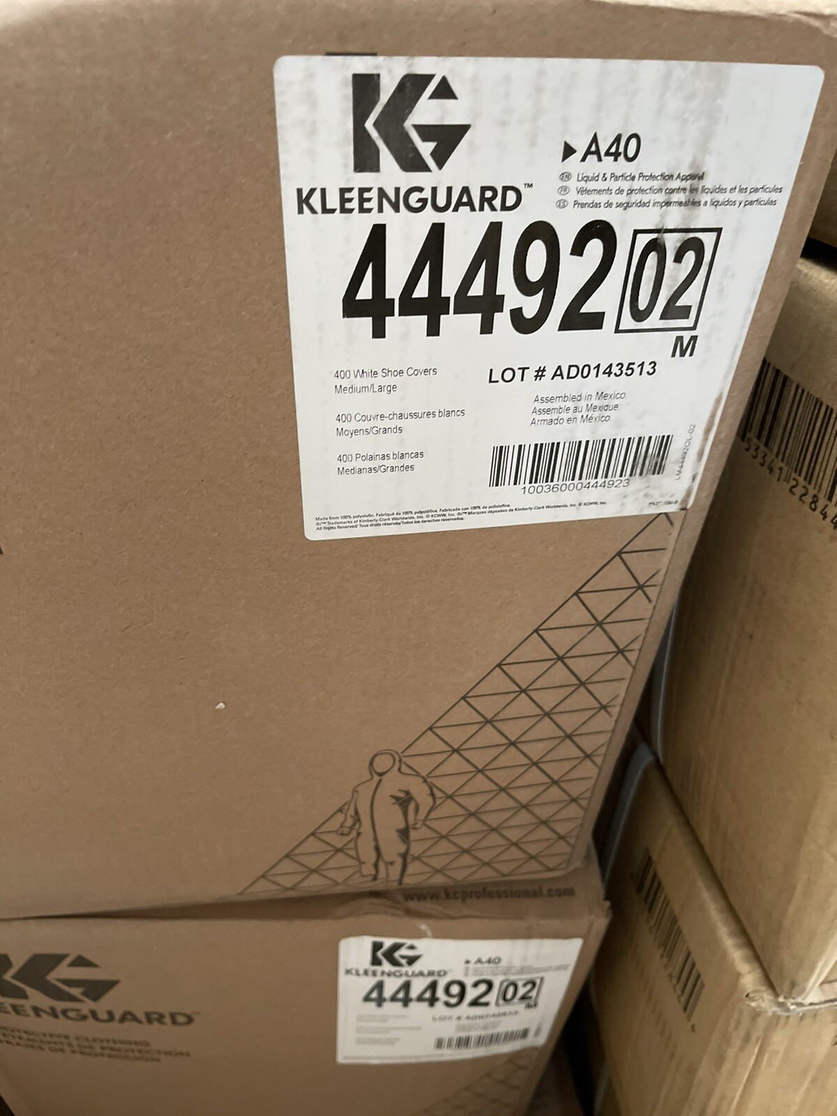 Kimberly-Clark 44492 Particle Shoe Covers Medium/Large (400 per case)