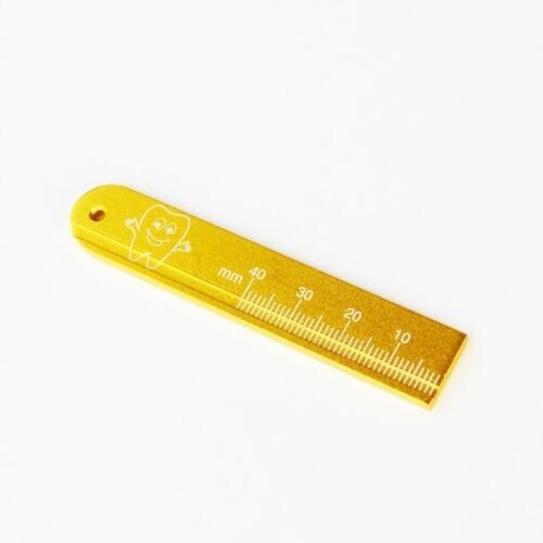 5Pieces Dental Aluminum Metal Endodontic Endo Ruler 5 Colors