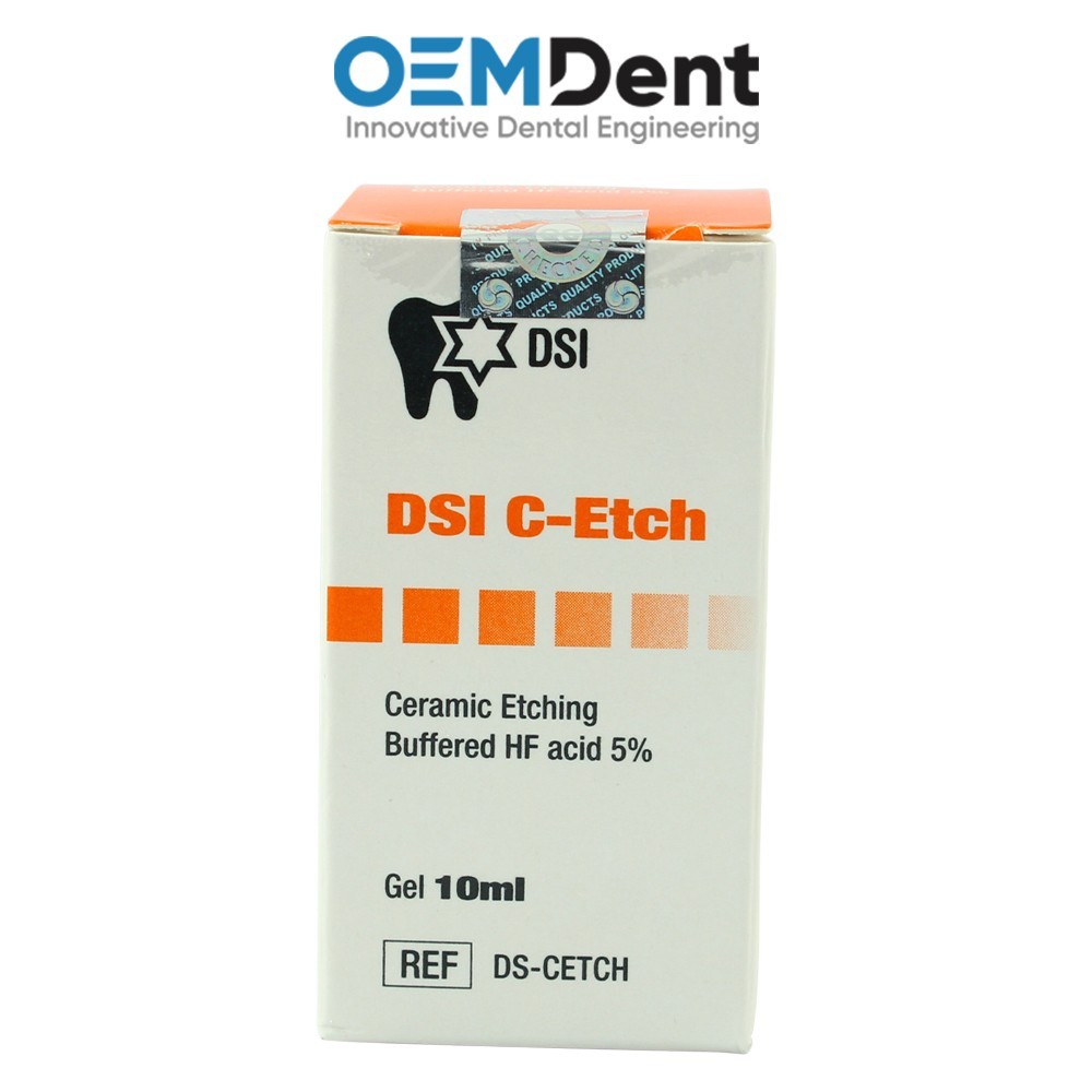 Dental DSI C-Etch Ceramic Etching Material Repair Of Porcelain Crowns Bridges