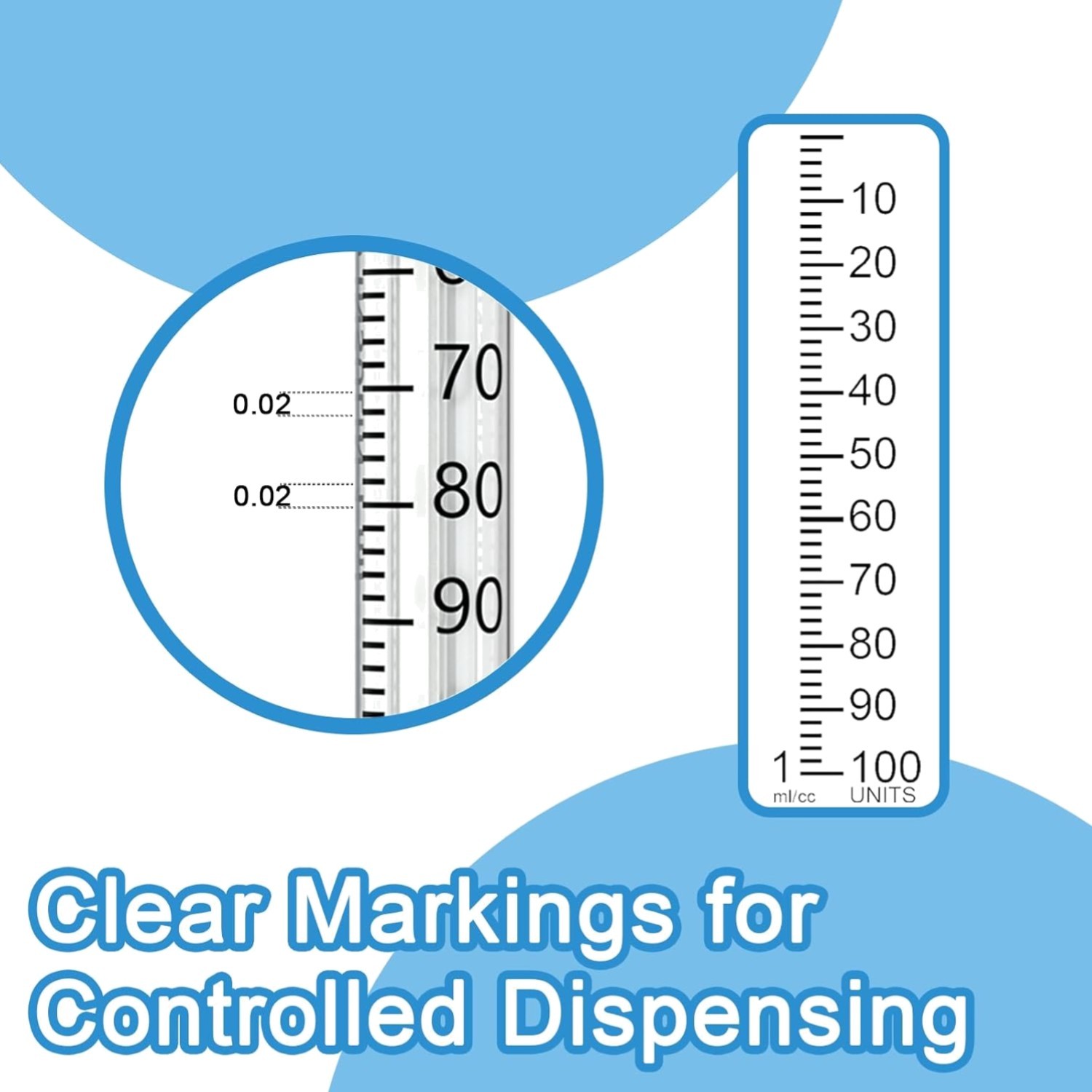 1ml 30G 5/16″ 8mm Lab Supplies, Disposable Individual Packaging – 25Pcs