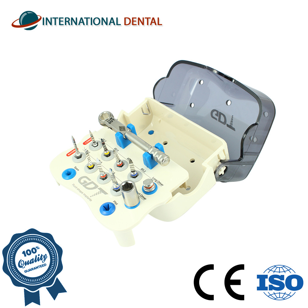 GDT Basic Dental Kit Box For R00t Shaped One Piece Fixture Stainless Steel