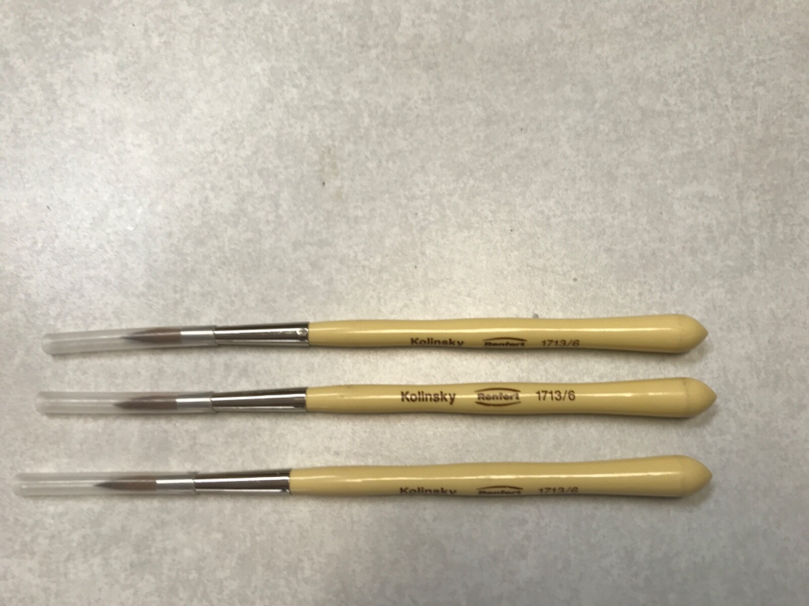 3 RENFERT Kolinsky Brush #6 NEW