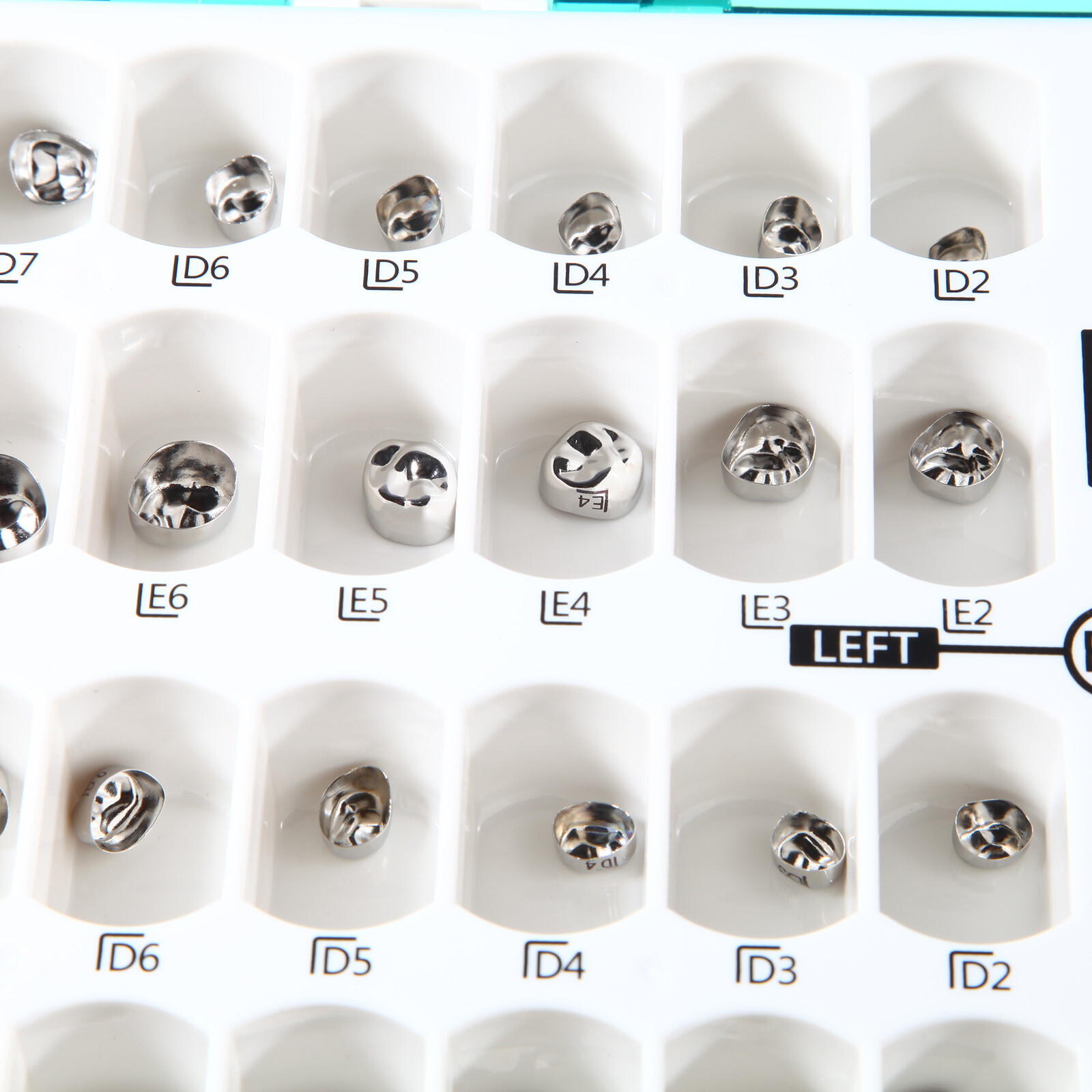 Dental Kid Primary Molar Crown Stainless Steel Pediatric Preformed 48 Size USA