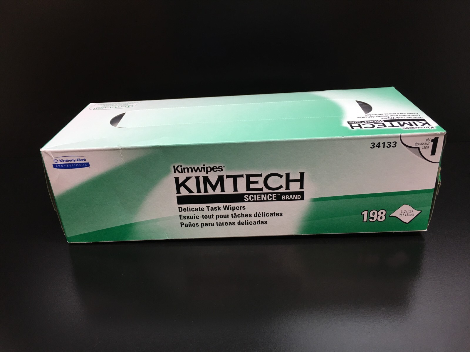 Kimberly-Clark Kimtech Kimwipes REF 34133 Delicate Task Wipers 11.22″x12.3″ 198