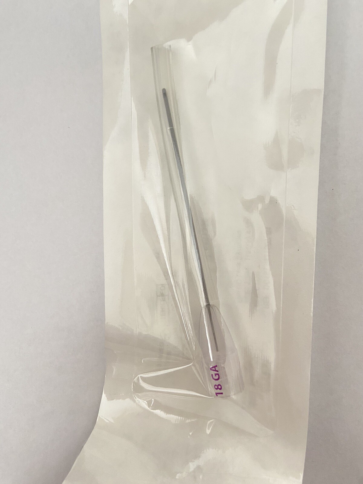 DC1SLINJ1807-01 Injector, Tulip, size:1.2mm(18GA) x 7cm, Fits BD Luer Syringes