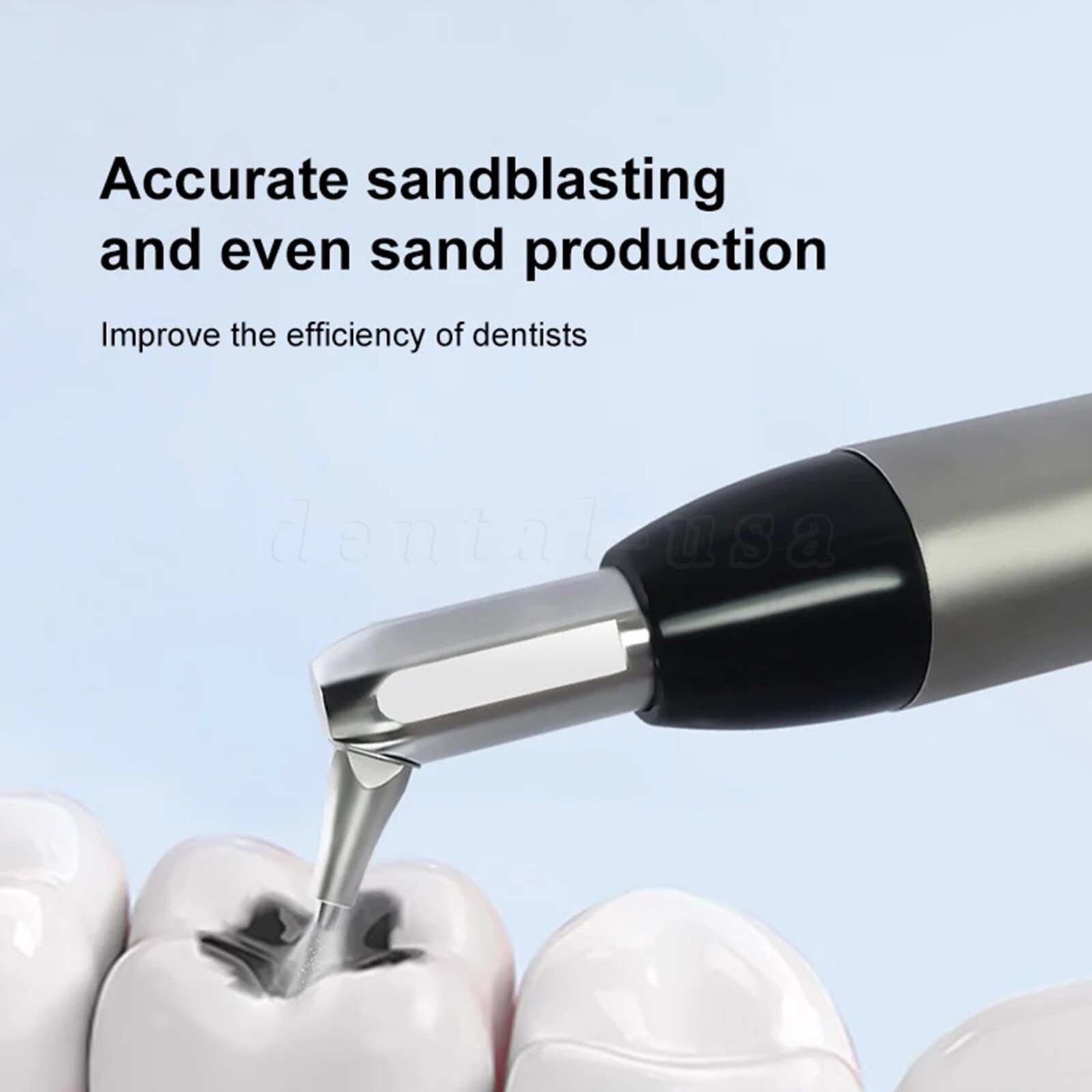 Dental Aluminum Oxide Micro Blaster Air Abrasion Polisher w Water Spray 4 Holes