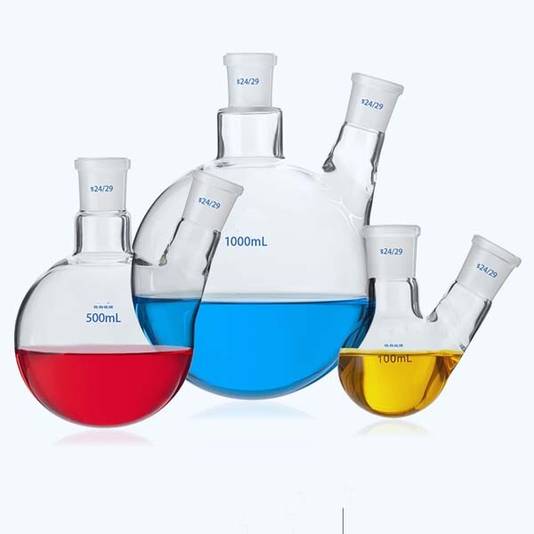 Round Bottom Evaporating Flask 5ml-1000ml Boiling Flasks with Standard Joints