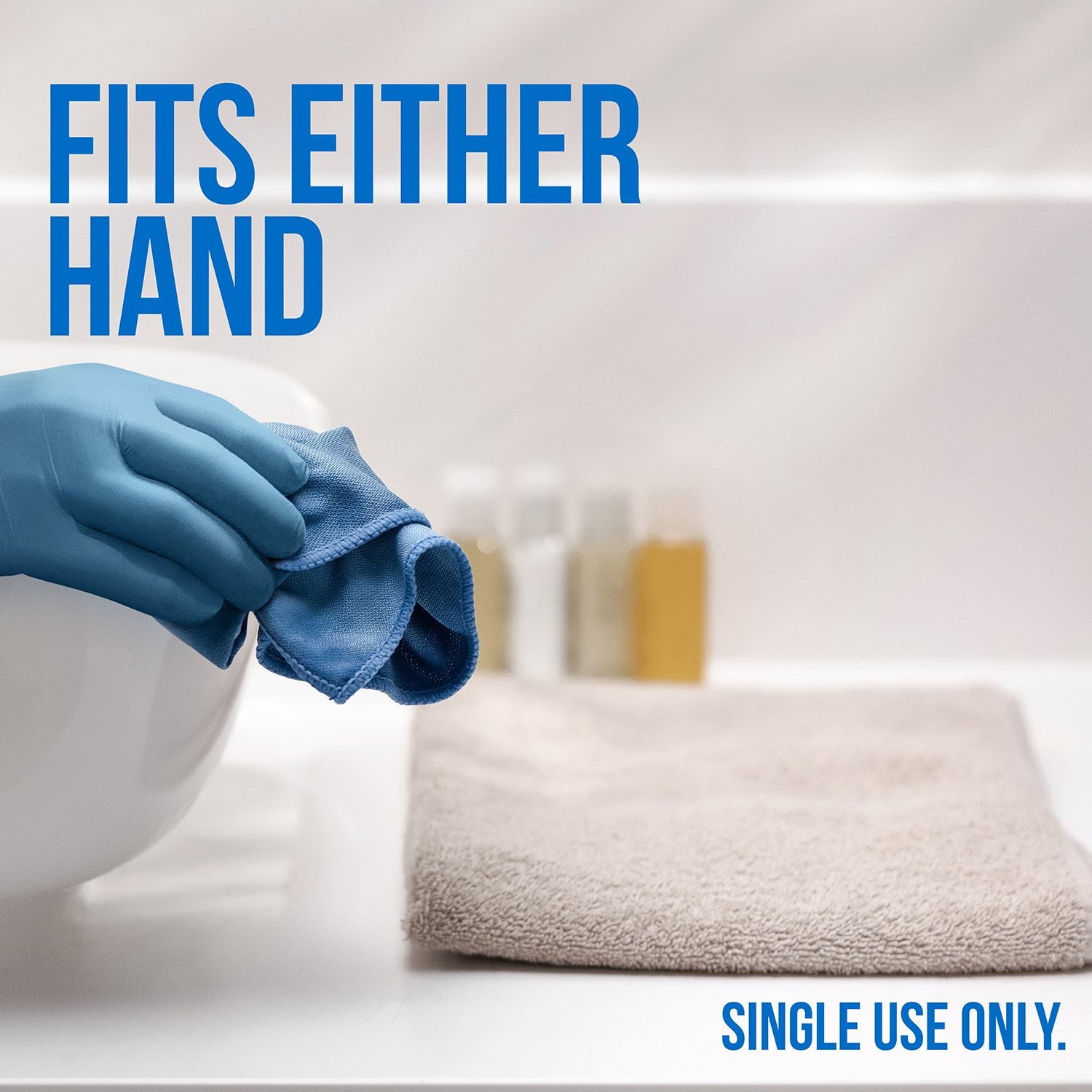 EQPT Industrial Powder-Free Nitrile Gloves, Blue (150 ct./pk., 2 pk.)
